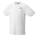 Yonex Training T-shirt Practice Small Logo YM0045 (100% Polyester) 2024 white Men